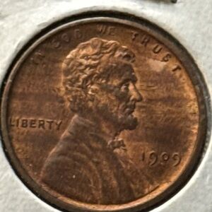 1909 VDB Lincoln Penny. Uncirculated RAW
